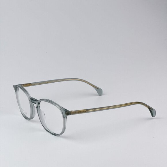 Gucci GG0551O 014BRAND NEW Eyeglasses Transparent Milky Light Grey Women